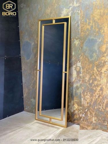 Gương dài toàn thân khung inox INOXBR176, kích thước 70*170cm