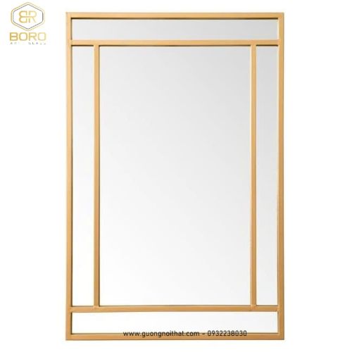 Gương trang trí phòng khách, phòng ngủ, cửa ra vào INOXBR185, kích thước 60*80cm