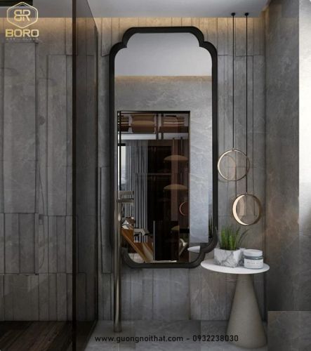 Gương toàn thân phong cách Indochine CNC29TT, kích thước 50*160 cm