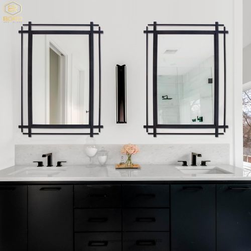 Gương phòng khách, gương trang trí hiện đại cho lối vào, phòng ăn, phòng ngủ INOXBR184, kích thước theo yêu cầu